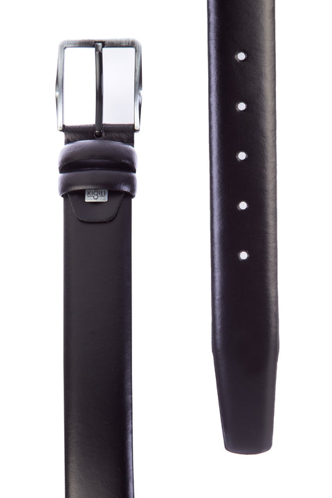 Black Classic Leather Belt