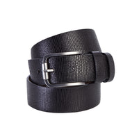Black Patterned Sports Belt