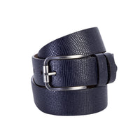 Navy Blue Patterned Sport Belt