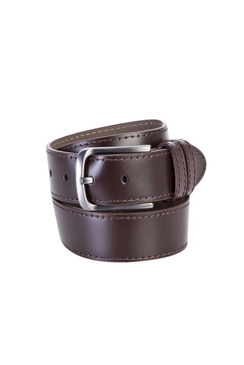 Coffee Sport Patterned Belt