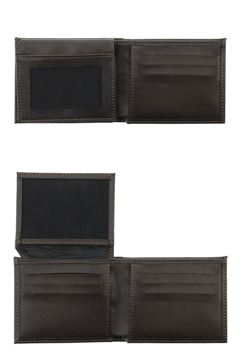 Coffee Patterned 3-Piece Belt, Wallet & Card Holder Set in Gift Box