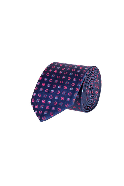 Purple Patterned Tie