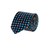 Dark Green Patterned Tie