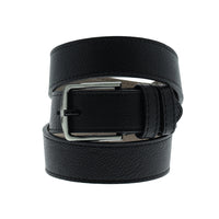 Black Sport Patterned Belt