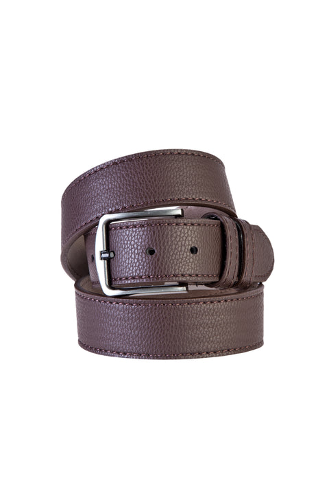 Coffee Sport Patterned Belt