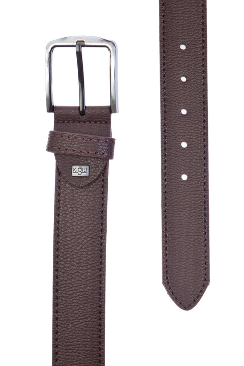 Coffee Sport Patterned Belt