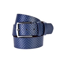 Navy Blue Patterned Sport Belt