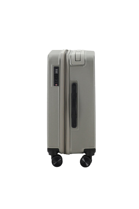 Medium Mink PP Wide Pull Handle Model Small-Cabin Size Suitcase