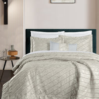 Light Beige 8-Piece Bridal Bedspread Set
