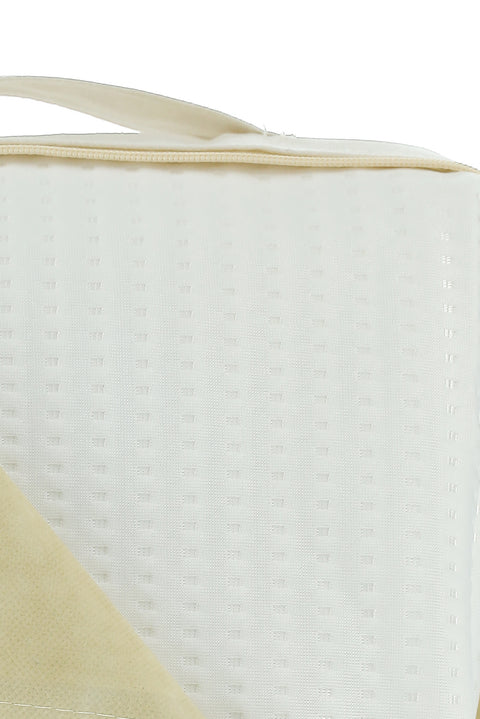 White Double Waterproof 3D Interlock Mattress Protector (160x200)