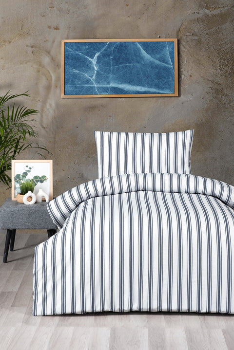 Off-White Hera Single Cotton Duvet Cover Set