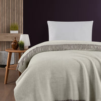 Medium Mink Single Wool Blanket
