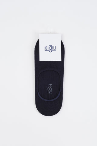  Koyu Lacivert Pamuklu Loafer Çorap
