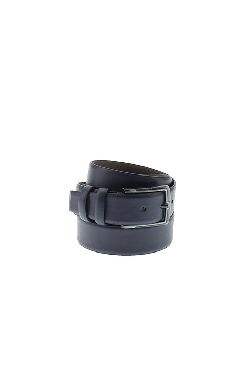 Dark Navy Blue 3-Piece Belt, Wallet & Card Holder Set