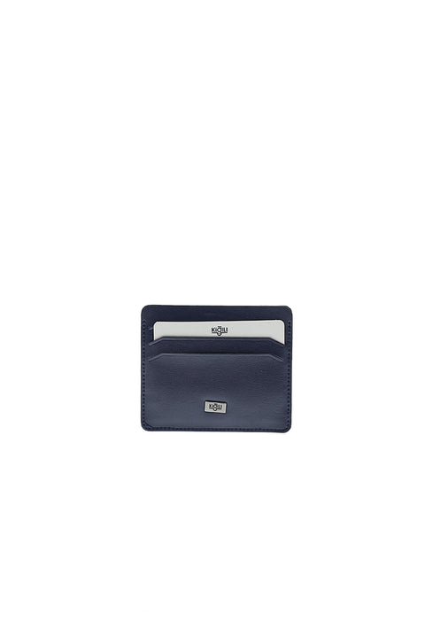 Dark Navy Blue 3-Piece Belt, Wallet & Card Holder Set