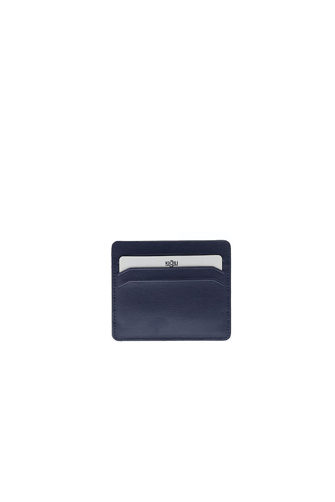 Dark Navy Blue 3-Piece Belt, Wallet & Card Holder Set