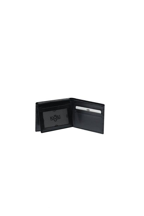 Black 3-Piece Crocodile Pattern Belt, Wallet & Card Holder Set