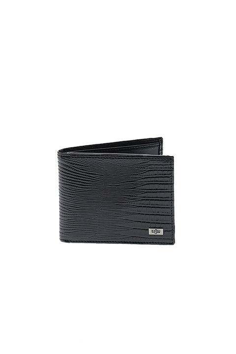 Black Lezard Pattern Belt, Wallet & Card Holder Set