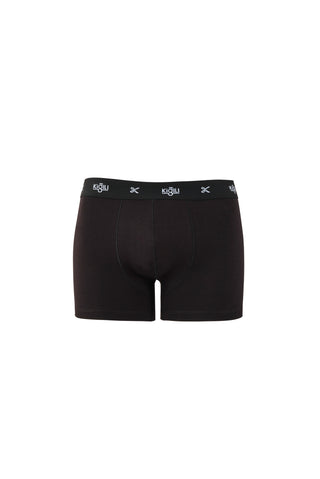  Siyah 2'li Trendy Pamuklu Atlet & Boxer Seti-Ki??l?