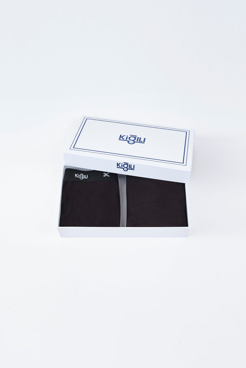 Siyah 2'li Comfort Hipster Pamuklu Atlet & Boxer Seti