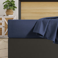 Indigo Double Cotton Sheet