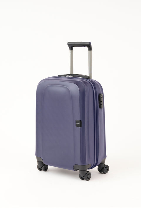 Dark Navy ABS Flat Small-Cabin Size Suitcase