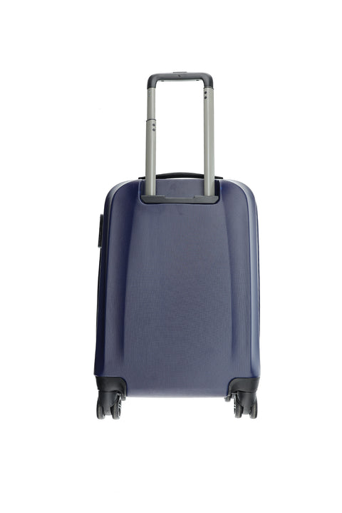 Dark Navy ABS Flat Small-Cabin Size Suitcase