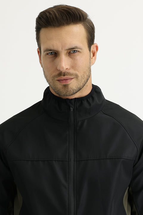 Siyah Outdoor Softshell Mont