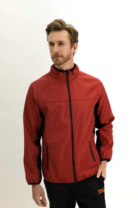 Orange Seasonal Outdoor Softshell Jacket