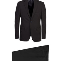 Black 7 Drop Slim Fit Narrow Cut Suit