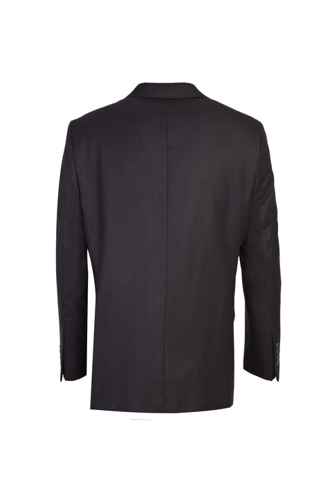 Black 4 Drop Relaxed Fit Classic Eyelet Jacket
