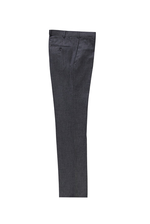 Dark Gray 7 Drop Slim Fit Classic Trousers