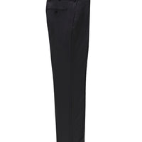 Siyah 6 Drop Regular Fit Standart Kesim Yünlü Klasik Kumaş Pantolon