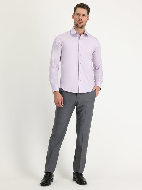 Lilac Long Sleeve Non-Iron Shirt
