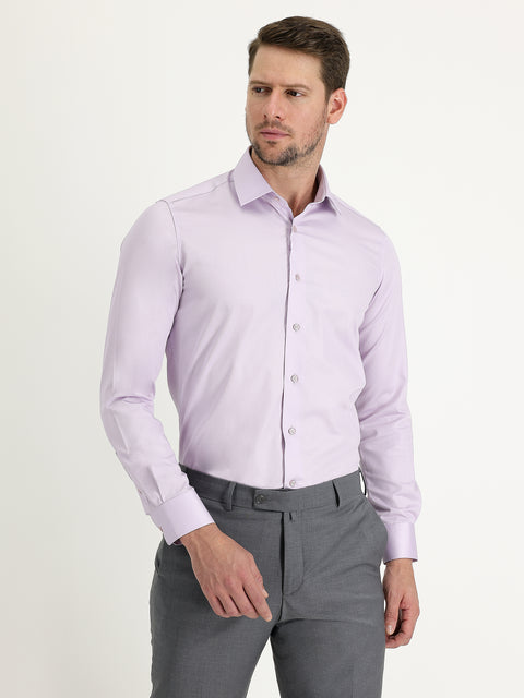 Lilac Long Sleeve Non-Iron Shirt