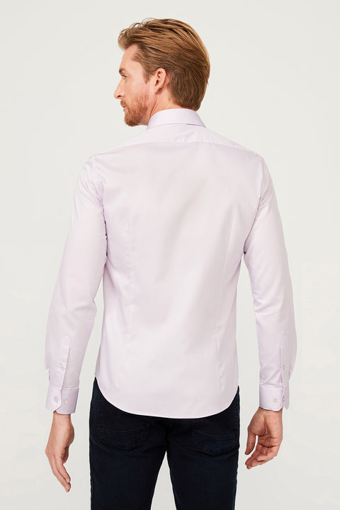 Lilac Long Sleeve Non-Iron Shirt