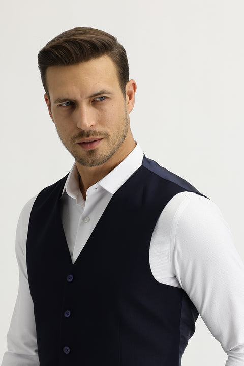 Dark Navy Classic Vest