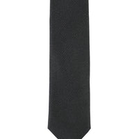 Black Fine Patterned Tie