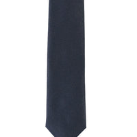 Medium Navy Fine Patterned Tie
