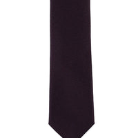 Dark Burgundy Patterned Slim Tie