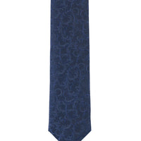 Medium Navy Fine Patterned Tie