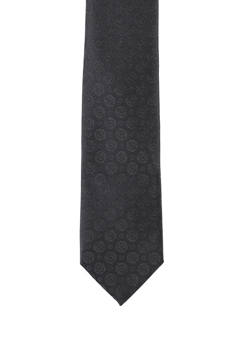 Black Patterned Tie
