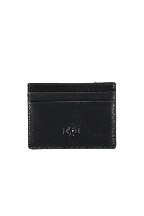 Black Leather Card Holder