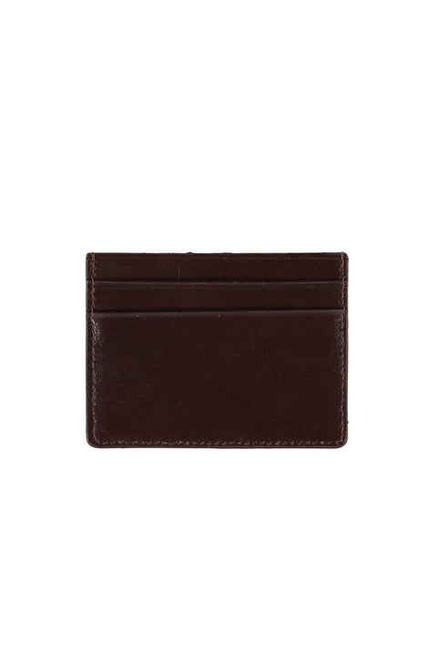 Dark Brown Leather Card Holder