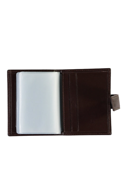 Dark Brown Leather Card Holder