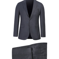 Light Gray 7 Drop Slim Fit Narrow Cut Wool Suit