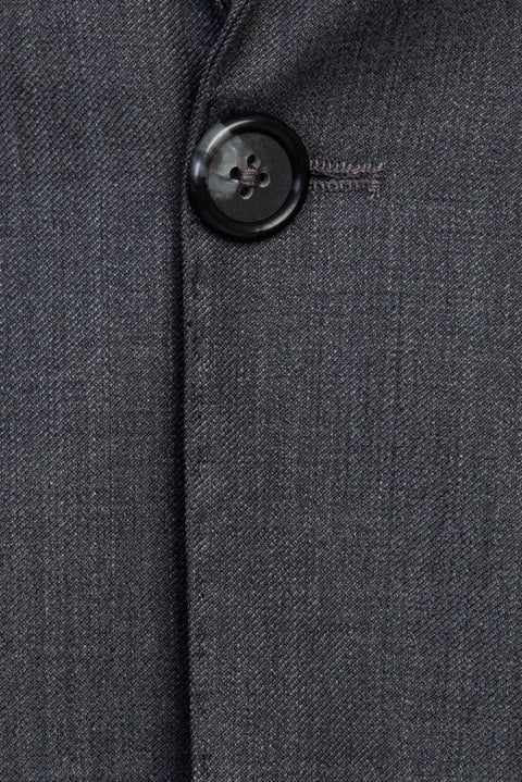 Light Gray 7 Drop Slim Fit Narrow Cut Wool Suit