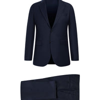 Dark Navy 7 Drop Slim Fit Narrow Cut Wool Suit