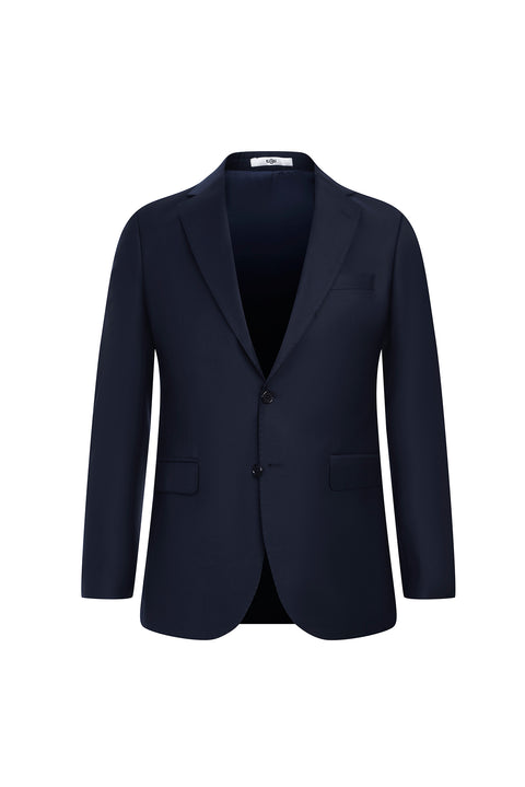 Dark Navy 7 Drop Slim Fit Narrow Cut Wool Suit