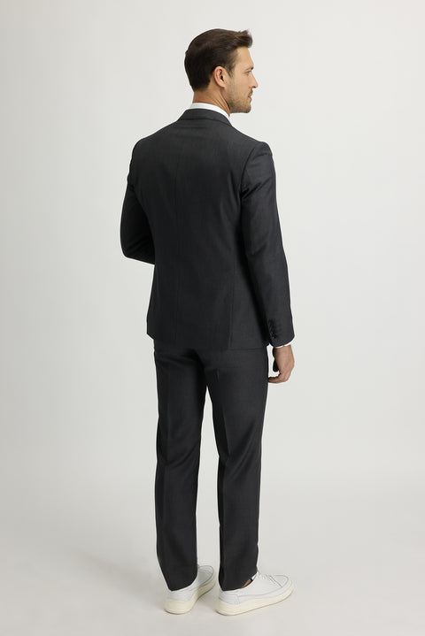 Medium Gray 6-Drop Regular Fit Standard Cut Suit